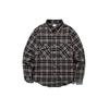 Beijie Ropa para Hombre Estilo Americano Marca de Tendencia Otoño 2025 Nuevo Camisa a Cuadros con Bordado de Bolsillo Camisa de Manga Larga para Hombre Chaqueta