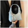 Bolso Texturizado y Elegante para Trabajo y Desplazamiento de Mujer 2025 Nueva Moda de Verano Lazo Un Hombro Axila de Mano Cruzado