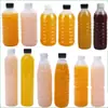 Botella de plástico transparente PET de grado alimenticio de 500 ml, botella para bebidas, botella de agua mineral, botella de jugo, botella desechable de poliéster