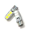 Bombilla LED de silicona resistente a altas temperaturas T10 para coche / Luz indicadora de posición / Luz de maletero W5W T10 5050 6SMD