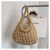 Bolsa de Nube Plegada al por Mayor Transfronteriza 2023 Nueva Moda Cuadros Burbuja Bolso de Mujer Diseño de Nicho Bolso de Hombro Único