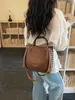 Bolso tejido de gran capacidad, bolso tote de PU para mujer, nuevo modelo 2026, bolso cubo para el trabajo, bolso versátil de hombro y cruzado