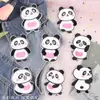 Bordado de computadora original logo accesorios de ropa lindo animal panda de peluche pegatinas de bordado parche autoadhesivo parche