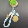 Nuevo Estilo Moneda de la Suerte de Oro 999 Moneda Redonda Gato de la Suerte Cadena para Teléfono Llavero Colgante para Bolso Correa Regalo
