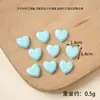 Doces de Coração Simulados Cola de Creme para Artesanato DIY Acessórios de Brinquedo de Comida Simulada Pacote de Materiais para Decoração de Capa de Celular de Macaron Coração de Pêssego