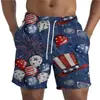 Pantalones cortos de verano nuevos para hombre transfronterizos con estampado digital 3D, pantalones casuales rectos para la playa, fabricantes de origen