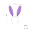 Diadema de Orejas de Conejo de Pascua Lindos Accesorios para el Cabello para Niños Atrezzo para Decoración de Espectáculos del Día del Niño Adorno Fresco de Cabeza de Conejo
