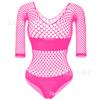 Europa e Estados Unidos comércio exterior sexy roupa íntima biquíni quadril três sexy manga comprida roupa de rede vazada w331