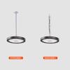 Lámpara Colgante Industrial con Sensor de Radar Regulable en Tres Colores para Talleres, Fábricas y Almacenes Luz Industrial Led