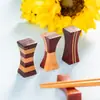 Suporte de Hashi de Madeira Japonês Suporte de Hashi para Casa Enfeites de Cozinha Rack de Armazenamento de Hotel Talheres de Restaurante Suporte de Hashi Atacado