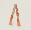 Bufanda con Borla Redonda 130*5 cm, Bufanda de Sarga de Seda Artificial, Cinta para el Cuello de Moda y Versátil, Lazo para Bolso