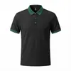 Desejo Cor Americano Bloqueio de Cores Lapela Manga Curta Time de Golfe Construção de Equipe Tamanho Plus Outdoor Respirável Roupas de Trabalho em Grupo Camisa Polo