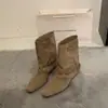 Botín de Tacón Grueso Cuadrado Temporada Primer Encuentro Otoño/Invierno 2026 Nuevo Hebilla de Cinturón Bota de Tobillo Retro Adelgazante Corta Moda