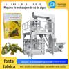 Alimentador de saco de oito estações máquina de embalagem de nó de algas sub-máquina de pesagem de produtos secos alimentador de saco de lanche de lazer