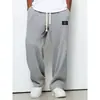 Pantalones Deportivos Casuales de Verano para Hombre, Pierna Recta, Pierna Ancha, Delgados, Frescos, Holgados, Transpirables, de Secado Rápido, Amigables con la Piel, Tejido Waffle