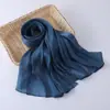 Chal para Vestido de Noche Pañuelo para la Cabeza Chifón Transparente Mujer Elegante Suave Sedoso Brillante Boda Novia Bufanda Velo Cubre