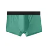 Roupa Íntima Masculina Cueca Boxer Respirável de Seda Gelada Masculina Shorts Esportivos Masculinos Finos Antibacterianos de Verão