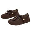 Mocasines Versátiles Slip-On para Mujer, Zapatos Birkenstock de Suela Gruesa, Zapatos Casuales Retro Planos Nuevos de Primavera y Otoño 2025