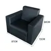 Evento de Exposición Sofá Individual Respaldo Blanco Cabina Mesa de Café Combinación Cuadrada Pequeña Blanca Sala de Recepción Vip Sofá de Conferencia