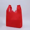 Bolsa chaleco no tejida bolsa de comercio exterior bolso de protección ambiental bolsa de compras de supermercado ropa publicidad regalo bolsa de educación