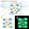 Xino Yg-H640 Comercio Exterior Creativo Nube Luminosa y Estrella Pegatinas de Pared para Cocina, Baño, Sala de Estar, Dormitorio Decoración de Pared