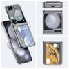 Funda para Samsung Zflip5, Zflip4, Zflip6, con resorte, anticaídas, color sólido