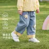 Pantalones para Niñas Estilo Primavera y Otoño 2026 Nuevo Otoño Muy Bonitos Ropa Exterior para Bebé Elegantes Pantalones Largos de Mezclilla Ropa de Otoño para Niños