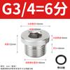 Tapón hexagonal con brida de acero inoxidable 304 con edring G1 puntos 2 puntos 3 puntos 4 puntos 6 puntos M británica métrica al por mayor
