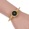 Nuevo Reloj Pulsera para Mujer de Acero Aleado con Correa de Alambre Pulsera Abierta Decoración Elegante Simple Pequeño Fresco Estilo Casual