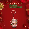 Colgante de Regalo de Navidad Llavero Acrílico 2D Estilo Nuevo Llavero para Mochila de Fiesta de Navidad