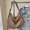 Bolso Dumpling Transfronterizo para Mujer de Gran Capacidad Combinable Bolso Bandolera de Pana Informal para Estudiante Clase Viajero Bolso de Hombro