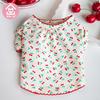 Weipet town otoño e invierno hogar lindo cereza ropa para mascotas gato y perro ropa ropa para mascotas ropa Teddy fabricante