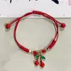 Pulsera de Cuerda Trenzada con Diseño de Nicho Ins, Estilo Lindo y Fresco para Mejores Amigos, Estudiantes y Parejas, Fuente de Suministro de Joyería