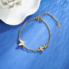 Pulsera de mariposa Fritillaria Shajin de Vietnam, elegante, ligera, de lujo, sencilla, de nicho, accesorios de joyería Yiwu, nuevos productos transfronterizos