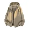 Chaqueta de Marca Nueva y de Moda para Hombre Primavera 2026, Abrigo Holgado Simple Estilo Japonés, Ropa de Alta Calidad Cortavientos para Hombre