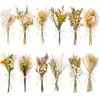 Mini Ramo Estilo Boho Ramo de Flores Secas Decoraciones Hechas a Mano para Boda Adecuado para Decoración de Jarrón