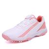 Zapatos de Golf para Hombres y Mujeres, Transpirables, Cordones de Cierre Automático Giratorio, Zapatos Casuales para Parejas, Zapatos Deportivos con Clavos Fijos para Hombres y Mujeres