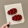 Pinza para el pelo dulce de flecos moderna y popular, pinza lateral de flequillo de alta gama estilo coreano, accesorio para el pelo de pinza BB acrílica