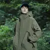 Chaqueta de Nuevo Estilo para Hombres y Mujeres, Exterior Otoño e Invierno con Capucha Desmontable, Chaqueta Cortavientos, Impermeable y a Prueba de Viento, Ropa de Montañismo Tres en Uno