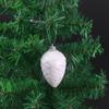 Pingente de bolha de árvore de Natal de fronteira cruzada, floco de neve de bolha de Natal, estrela de cinco pontas, sinos de neve, decorações festivas de Natal