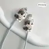 Protector de cable de datos 2D de gato lindo, apto para interfaces Tipo-C y Lightning - duradero
