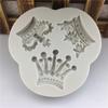 Nuevo 3 diferentes Moldes de Patrón de Marco de Fotos Corona de Fénix Europeo Relieve Molde de Silicona para Azúcar Volteado Molde para Chocolate