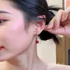 Pendientes Largos de Borla con Perlas y Diamantes Brillantes Estilo Francés, Diseño de Nicho Elegante y Versátil, Pendientes de Moda y Sofisticados para Mujeres