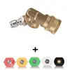 Amazon Lavadora de Autos de Alta Presión Pistola de Agua Accesorios Latón 1/4 Giratorio 5 Velocidades Ajuste de Giro de 180 Grados Conector Rápido