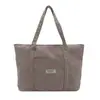 Bolsa de Lona Estilo Ins Tendência Versátil Bolsa de Ombro Grande Capacidade para Livros Aluno Aula Bolsa de Trajeto Bolsa Tote