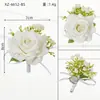 Mori Corsage estilo coreano Amazon casamento branco flanela rosa corsage cerimônia de formatura roupa flor suprimento