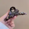 Explosiones Clip de Pinza de Agarre de Lazo Full Diamante Nuevo Clip Grande de Alto Nivel para el Cabello de Mujer 2024 Clip Elegante