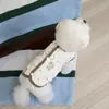 Chaleco Grueso Cálido para Otoño e Invierno, Apto para la Piel, para Perros Teddy, Bichón, Perros Pequeños y Gatos, Chaleco de Gasa de Algodón con Apertura Trasera