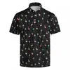 Camisas de Golf Divertidas para Hombre Camisa Polo Hawaiana Divertida Playa Hawaiana Camisa Polo de Verano