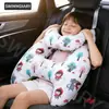 Almohada para Coche para Prevenir Tensión en el Cuello, Reposacabezas de Coche de Dibujos Animados Lindo, Almohada de Soporte para el Cuello, Reposacabezas de Coche para Niños, Gadget para Dormir en el Asiento Trasero